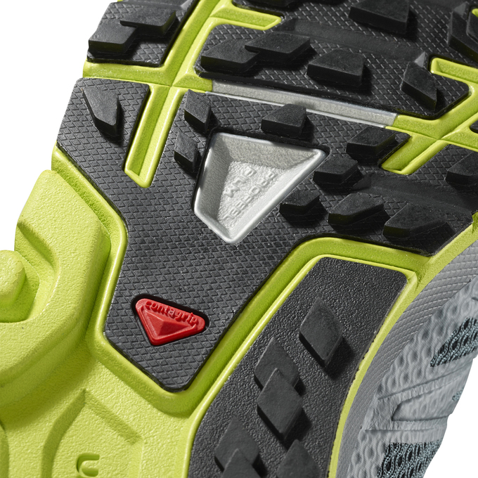 Men's Salomon SENSE PRO MAX Trail Running Shoes Blue / Green | DATRQP-507