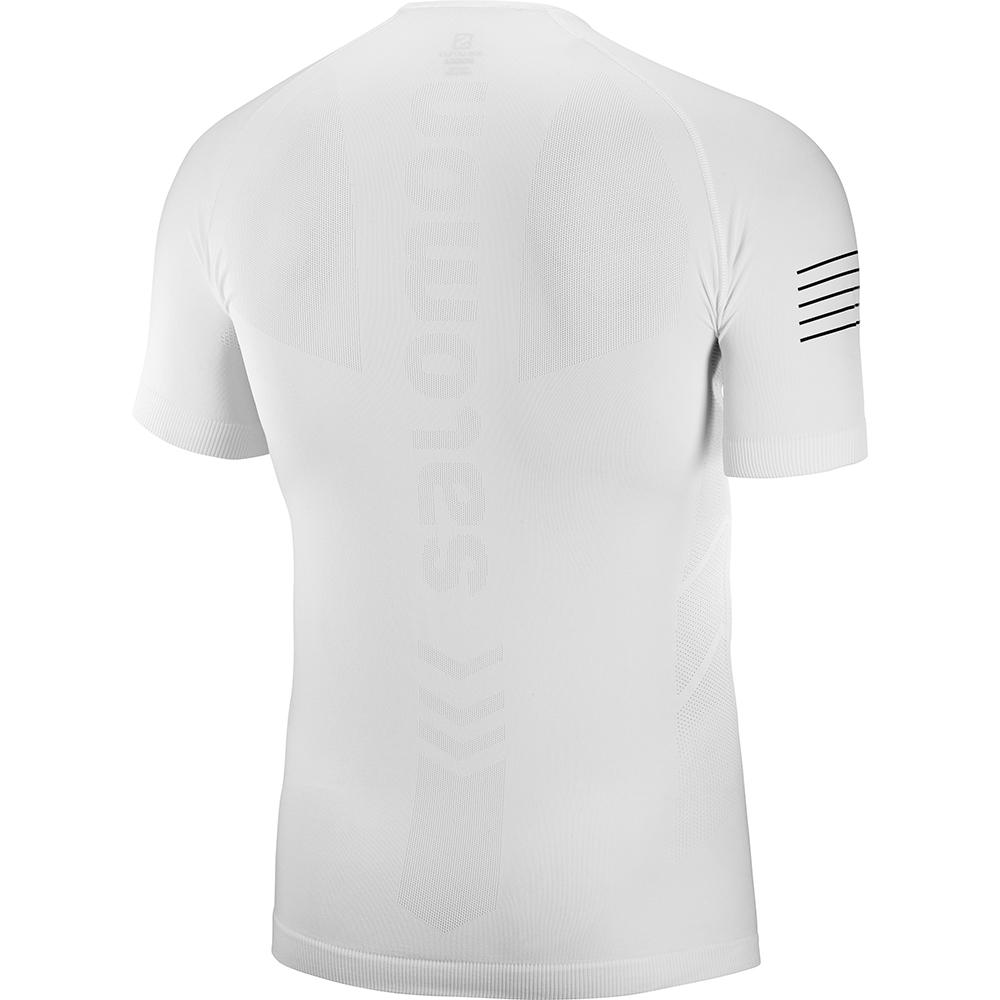 Men's Salomon SENSE PRO M T Shirts White | EWBDAL-542