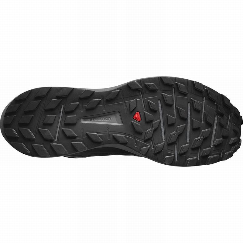 Men's Salomon SENSE RIDE 3 GTX INVIS. FIT Running Shoes Black | QRJNIE-143