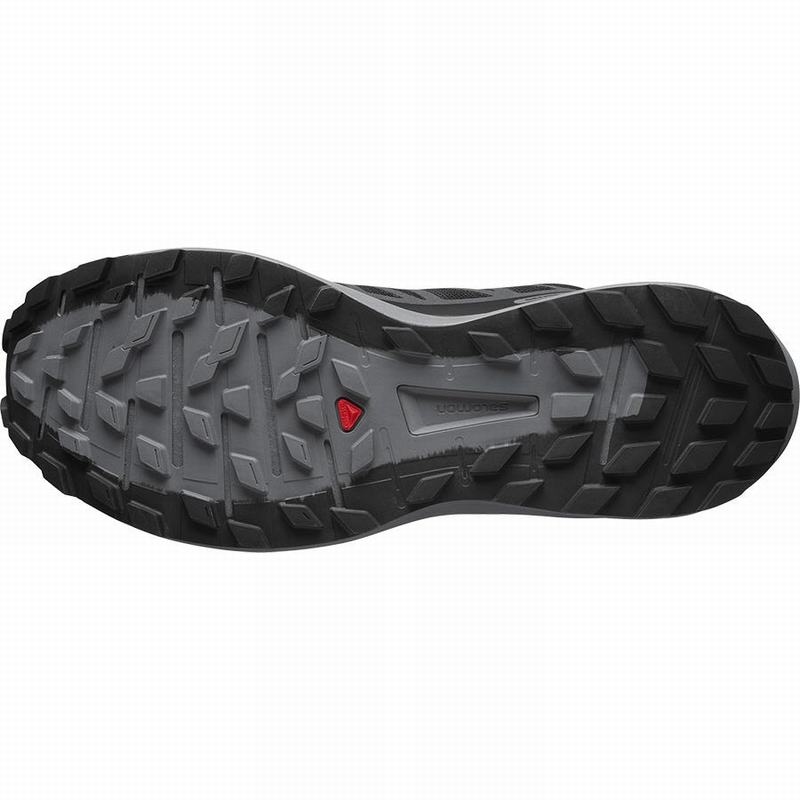 Men's Salomon SENSE RIDE 4 GORE-TEX INVISIBLE FIT Trail Running Shoes Black | KHPZUQ-709