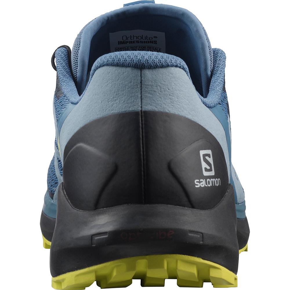 Men's Salomon SENSE RIDE 4 Road Running Shoes Blue | EYTXRJ-801