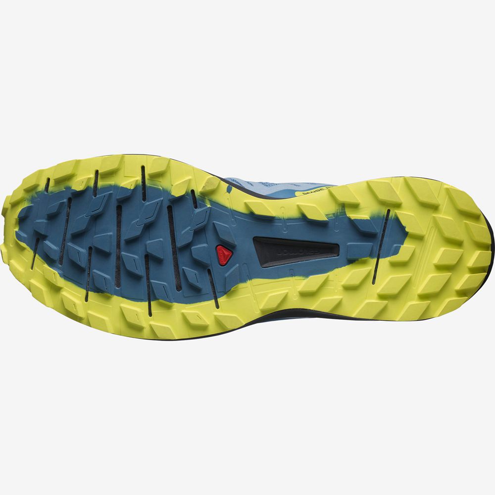 Men's Salomon SENSE RIDE 4 Trail Running Shoes Turquoise | WBSYGN-902