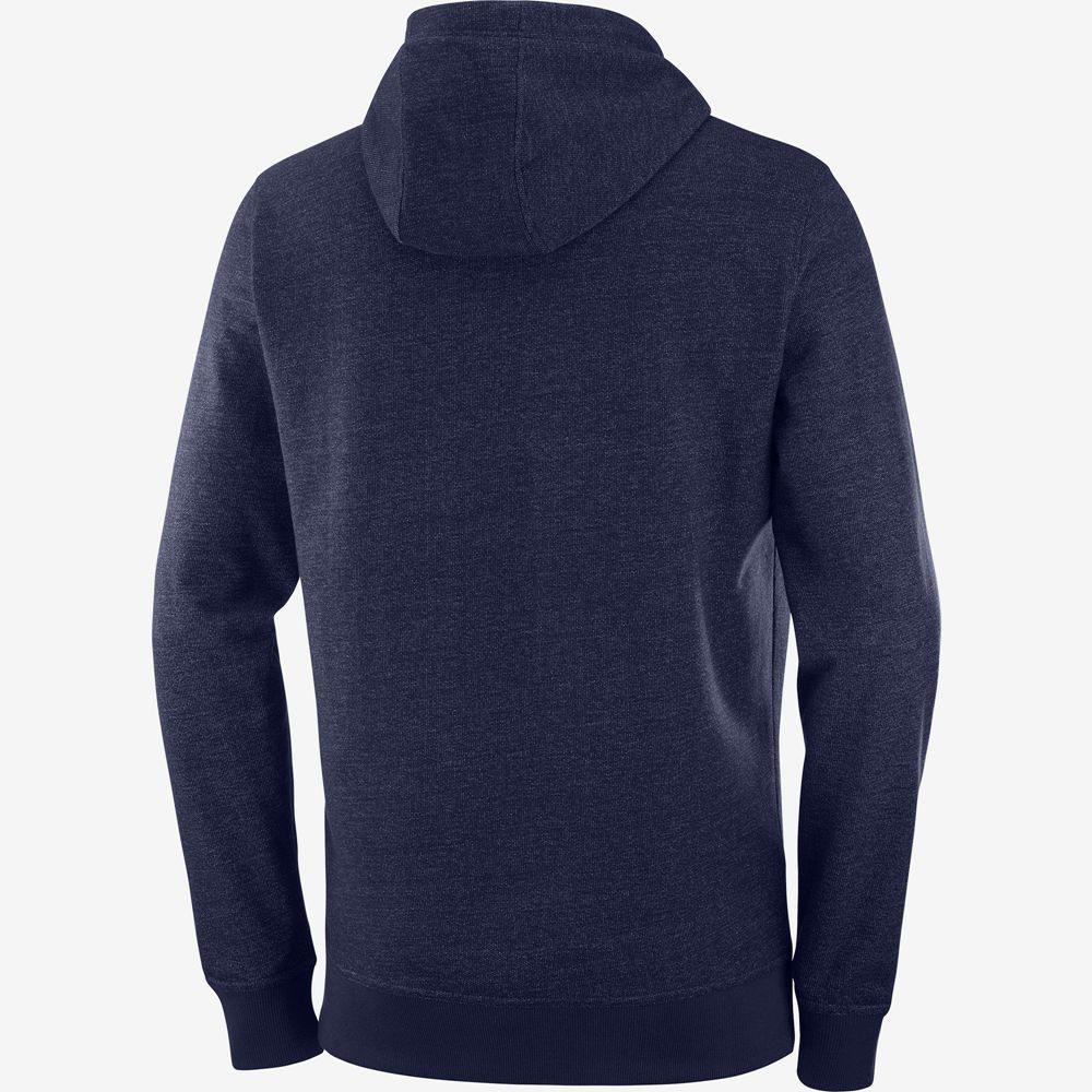 Men's Salomon SHIFT HOODIE M Midlayers Navy | UDOXKZ-516