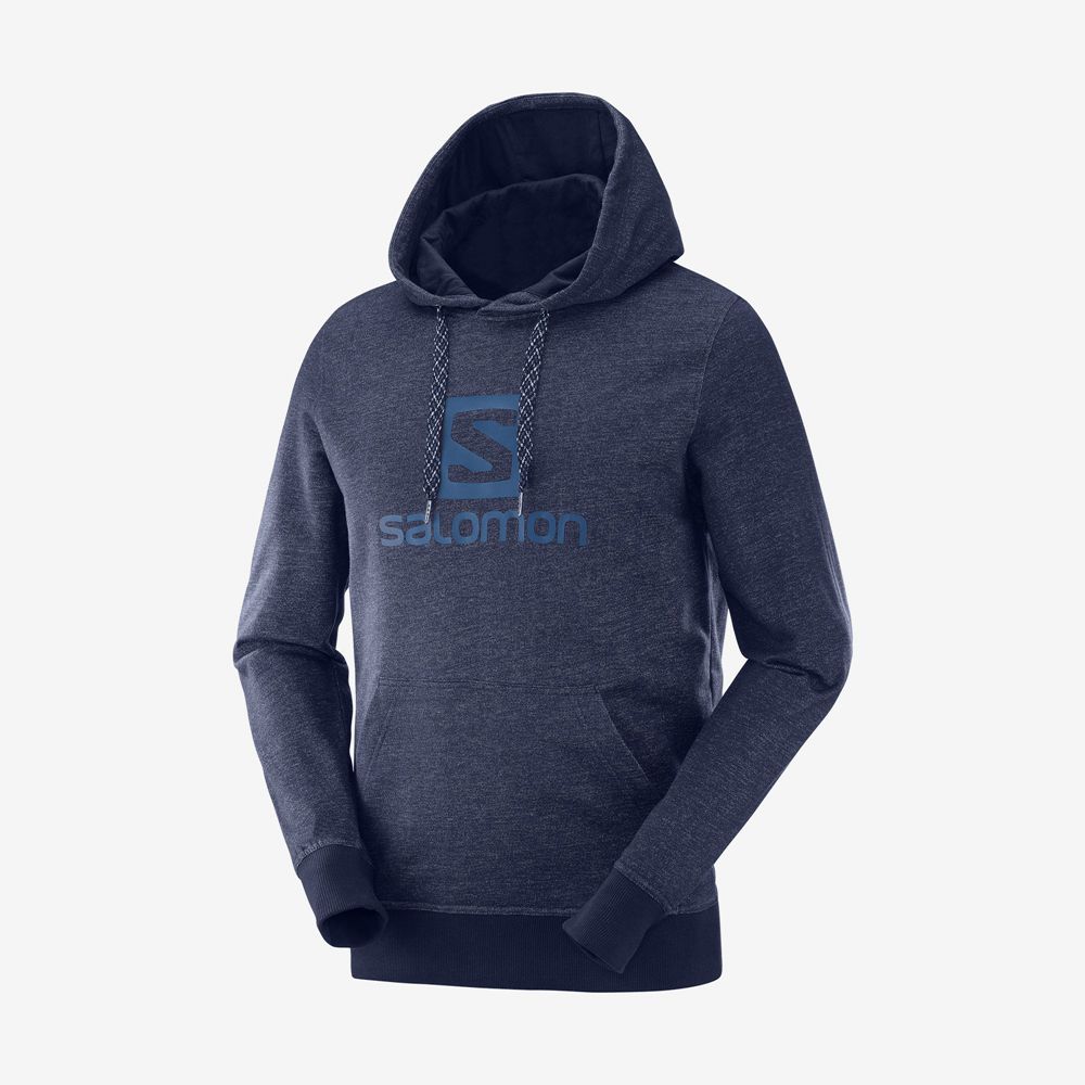 Men's Salomon SHIFT HOODIE M Midlayers Navy | UDOXKZ-516