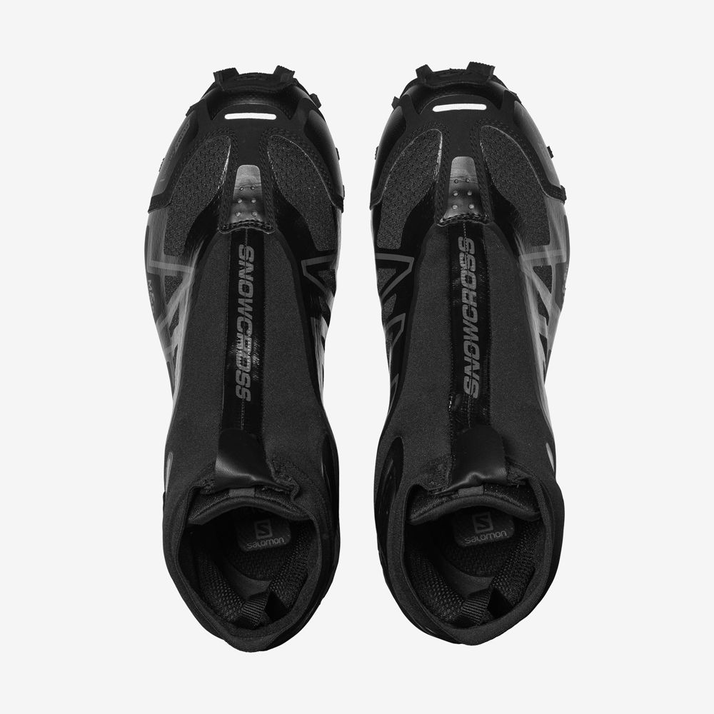 Men's Salomon SNOWCROSS ADVANCED Sneakers Black | BKRZCW-015