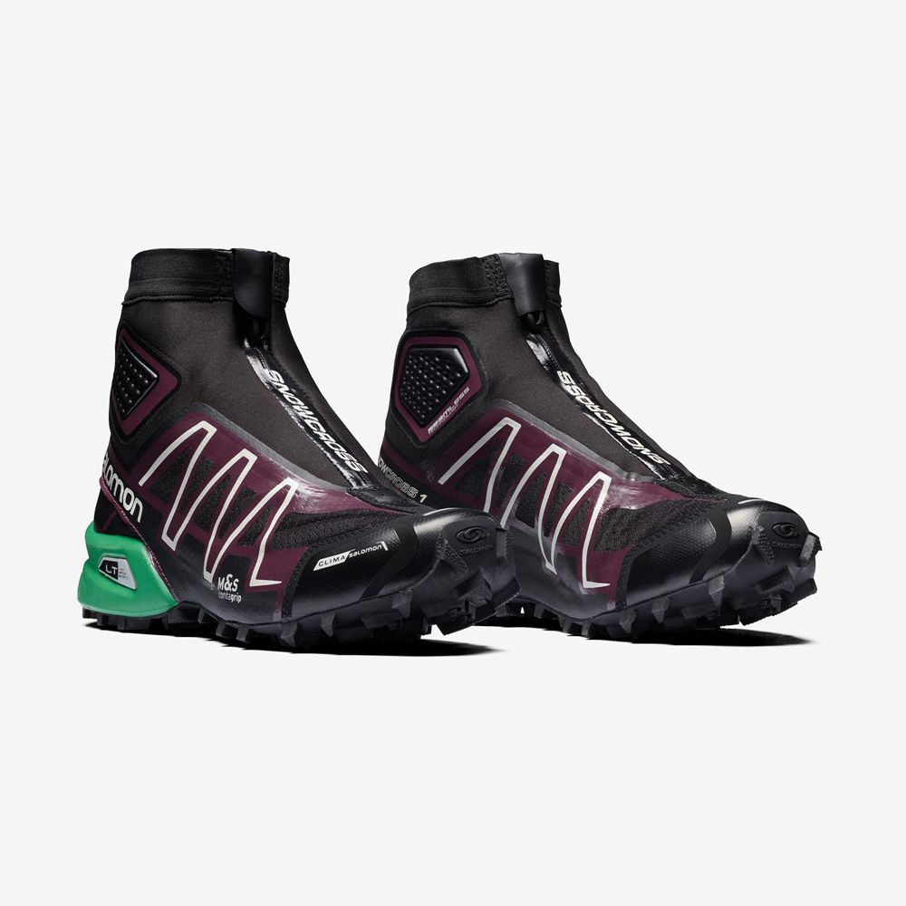 Men's Salomon SNOWCROSS ADVANCED Sneakers Purple | TWJCYX-419