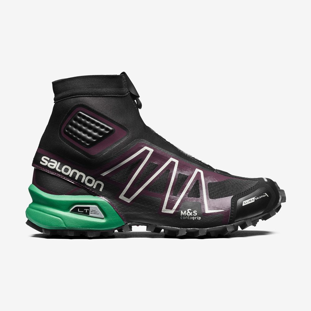 Men\'s Salomon SNOWCROSS ADVANCED Sneakers Purple | TWJCYX-419