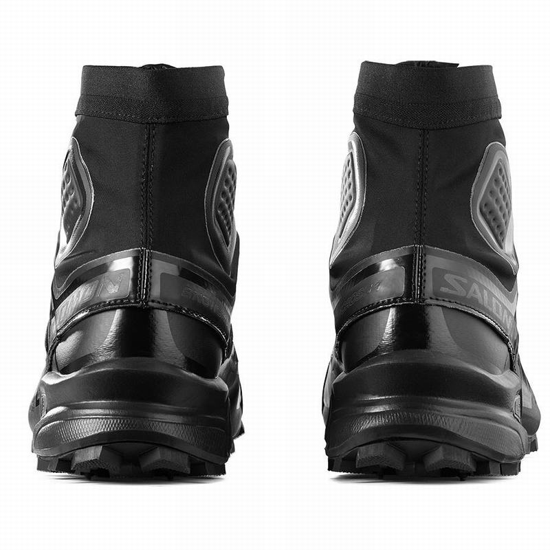 Men's Salomon SNOWCROSS ADVANCED Trail Running Shoes Black | MWJINB-534