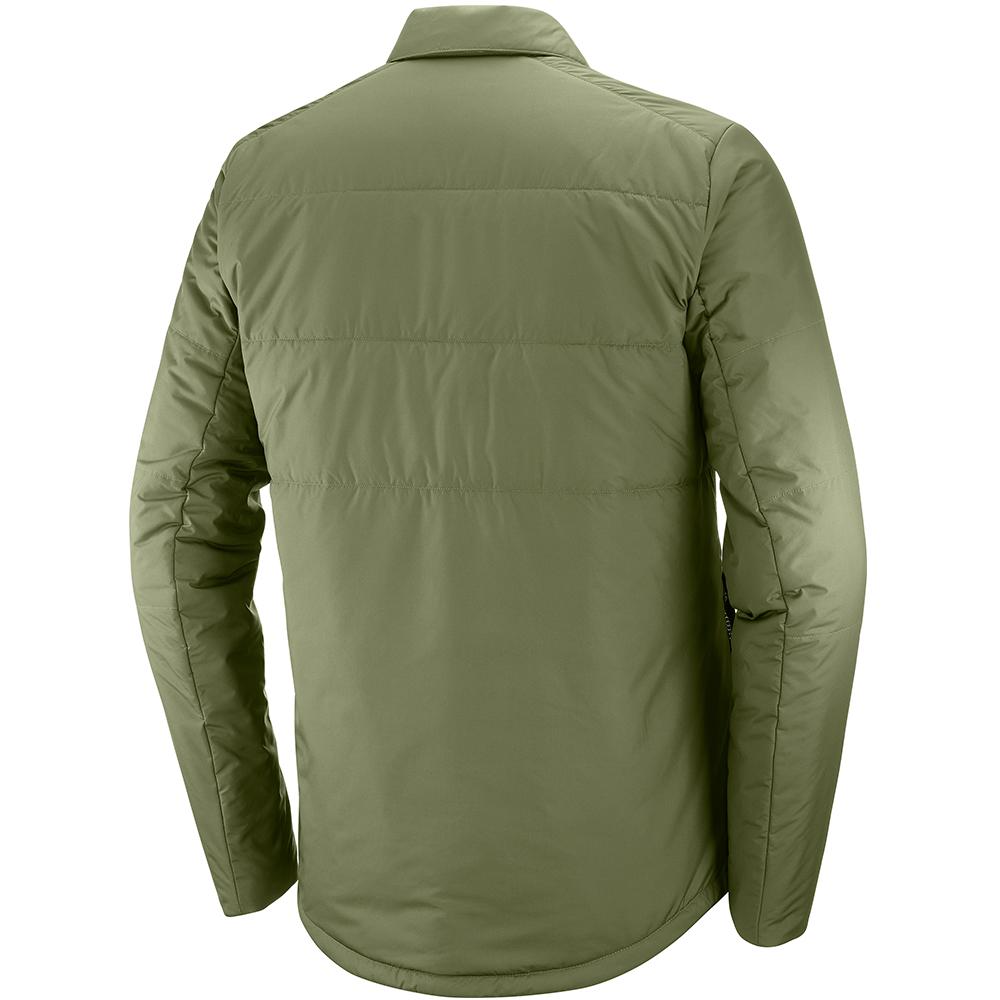 Men's Salomon SNOWSHELTER INSULATED SHIRT M Midlayers Olive | CJWLTZ-953