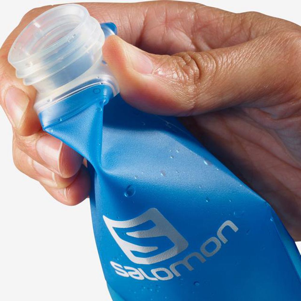 Men's Salomon SOFT FLASK 150ML/5OZ Packs Blue | DHUBWM-475