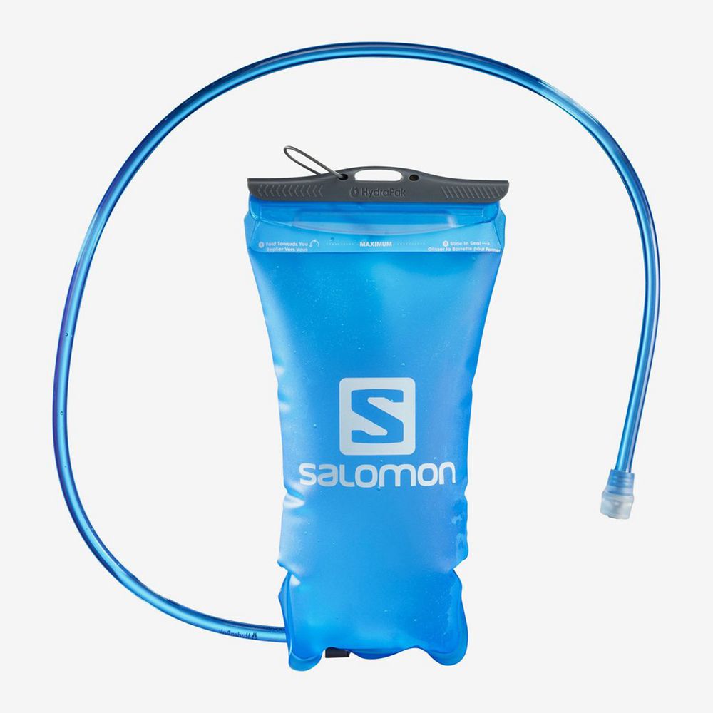 Men's Salomon SOFT FLASK 500ML/17OZ Packs Blue | ORWGCY-528