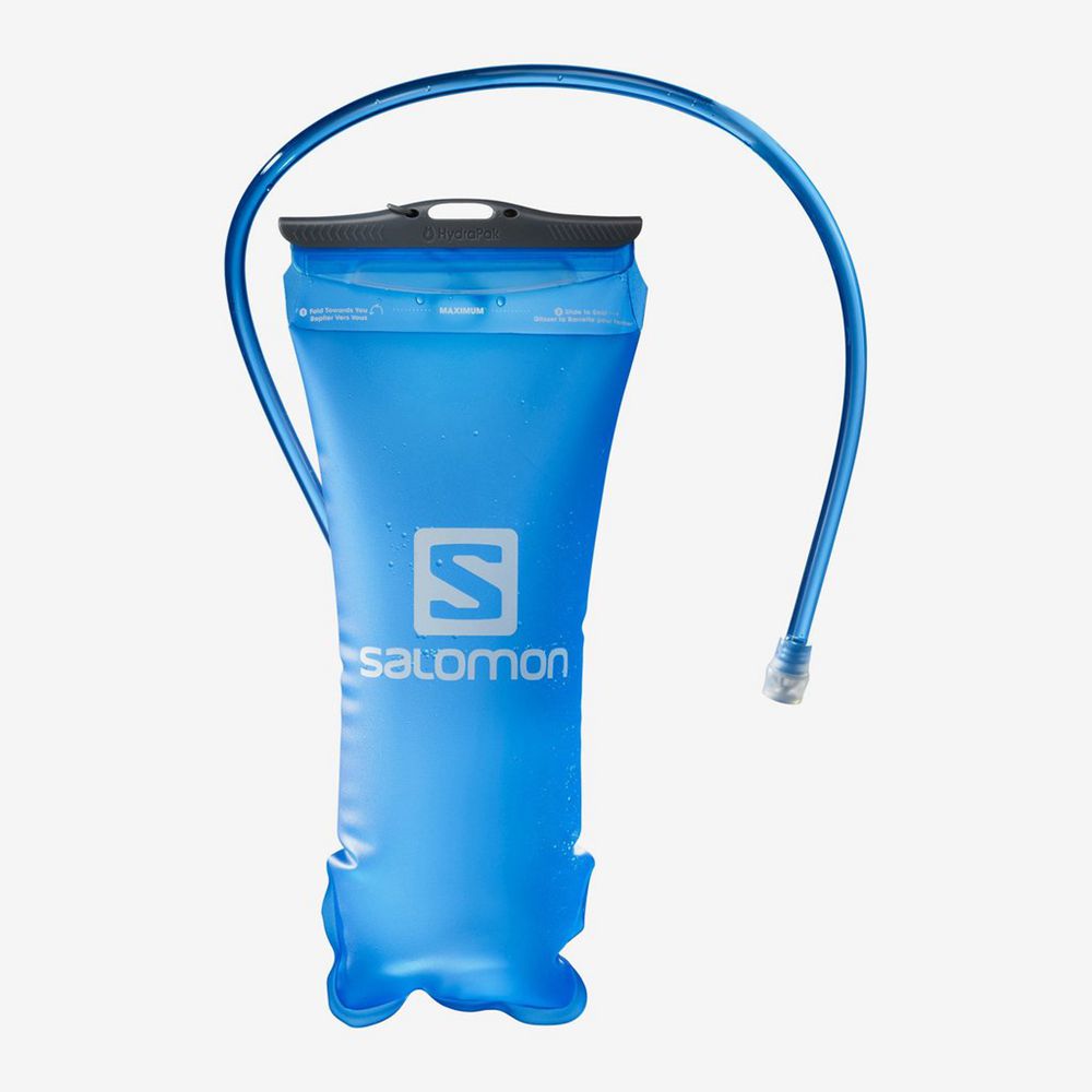 Men's Salomon SOFT FLASK 500ML/17OZ Packs Blue | ORWGCY-528