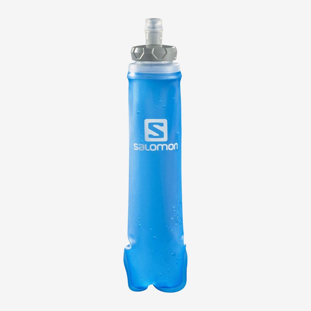 Men's Salomon SOFT FLASK 500ML/17OZ Packs Blue | ORWGCY-528