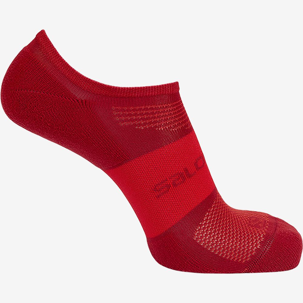 Men's Salomon SONIC 2-PACK Socks Red | WFLSNA-693