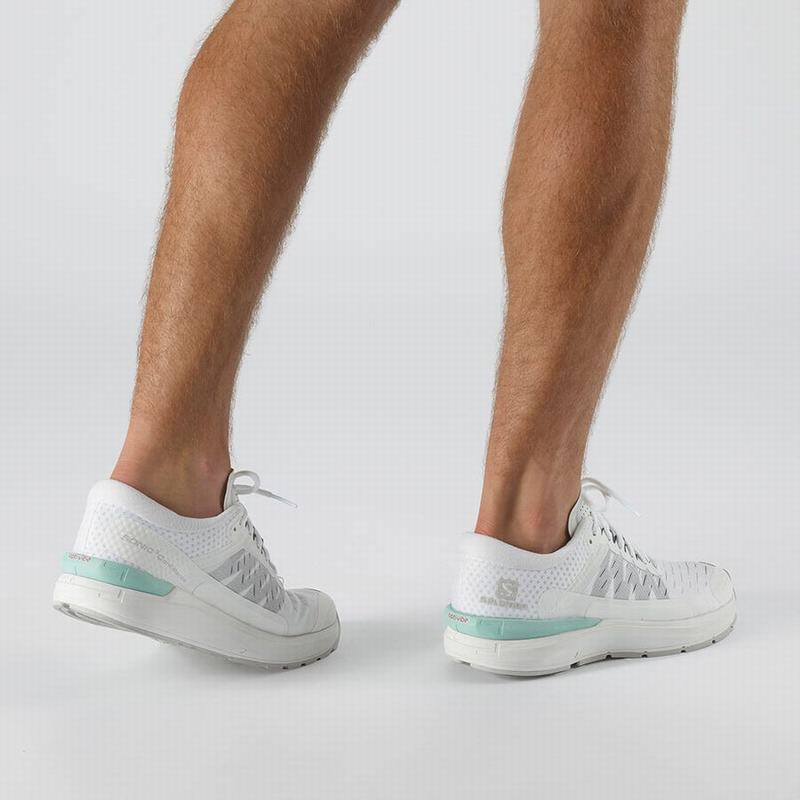Men's Salomon SONIC 3 CONFIDENCE Running Shoes White | VEIXGR-035