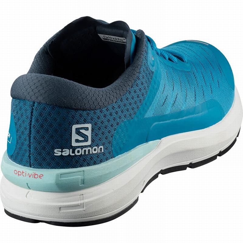 Men's Salomon SONIC 3 CONFIDENCE Running Shoes Blue | YIOMNS-209