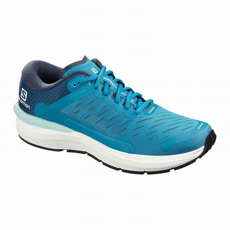 Men\'s Salomon SONIC 3 CONFIDENCE Running Shoes Blue | YIOMNS-209