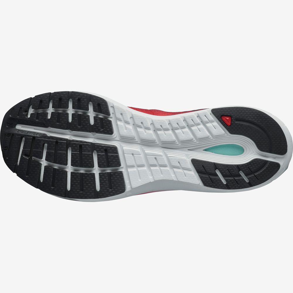 Men's Salomon SONIC 4 ACCELERATE Road Running Shoes Red | KWSUPZ-056