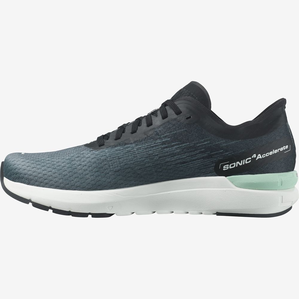 Men's Salomon SONIC 4 ACCELERATE Road Running Shoes Turquoise | LYZQXV-987