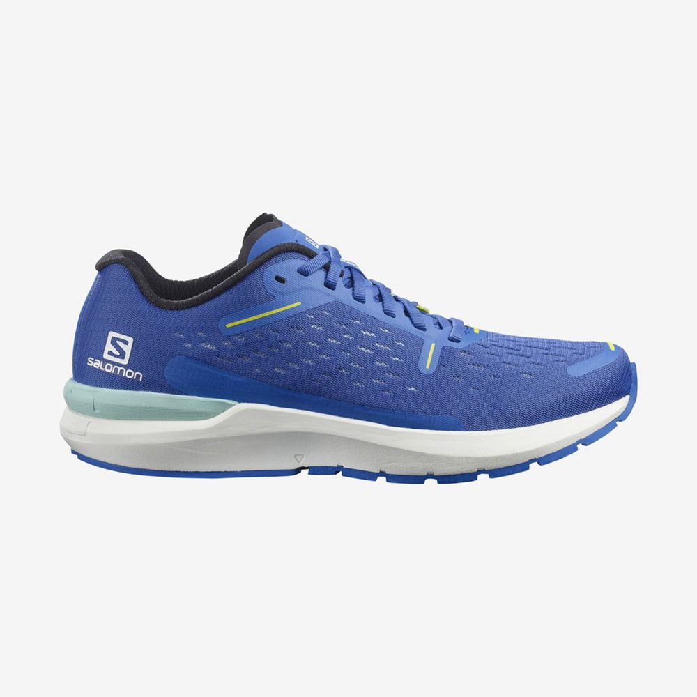 Men\'s Salomon SONIC 4 BALANCE Road Running Shoes Blue | DTACKE-219