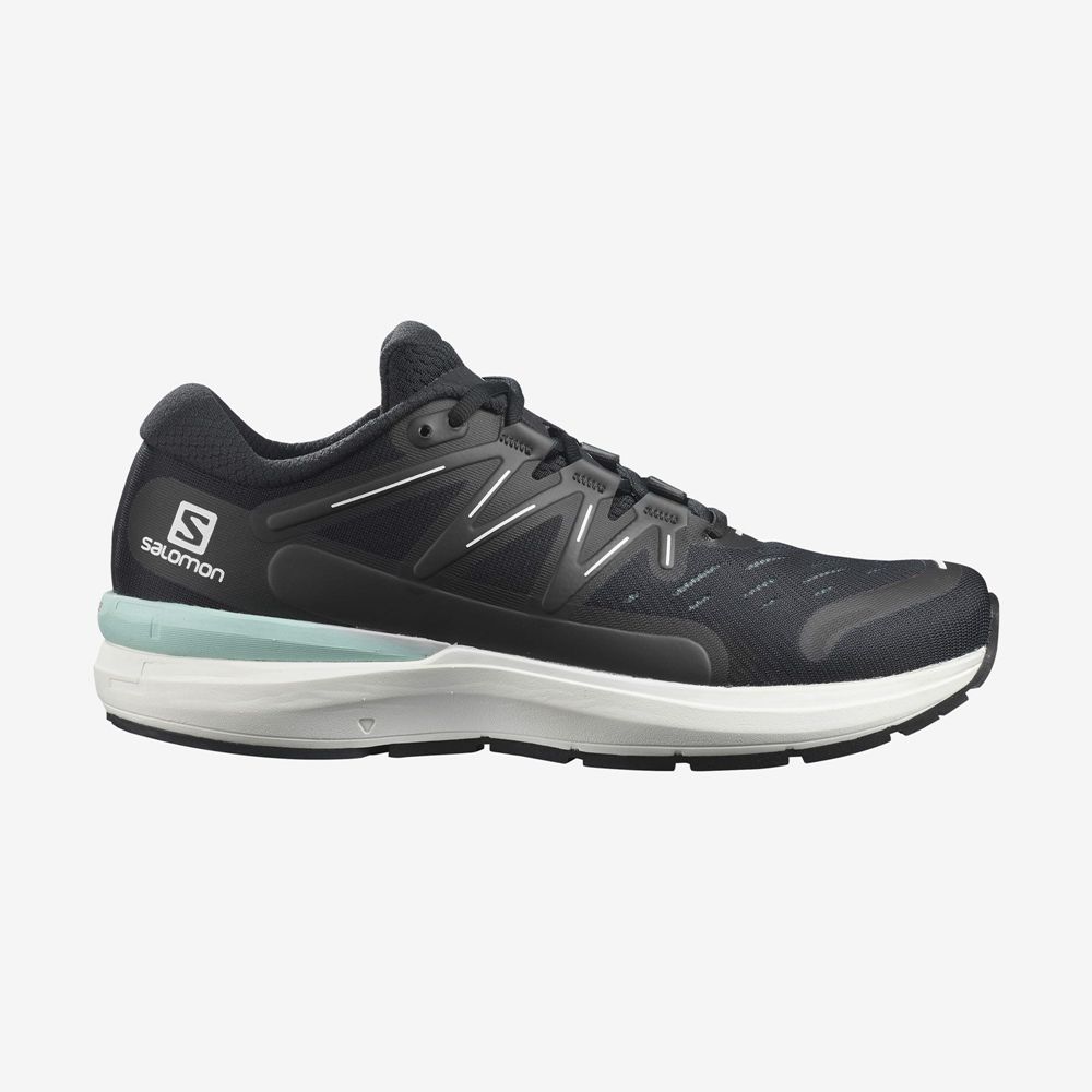 Men\'s Salomon SONIC 4 CONFIDENCE Road Running Shoes Black | YWAISO-710