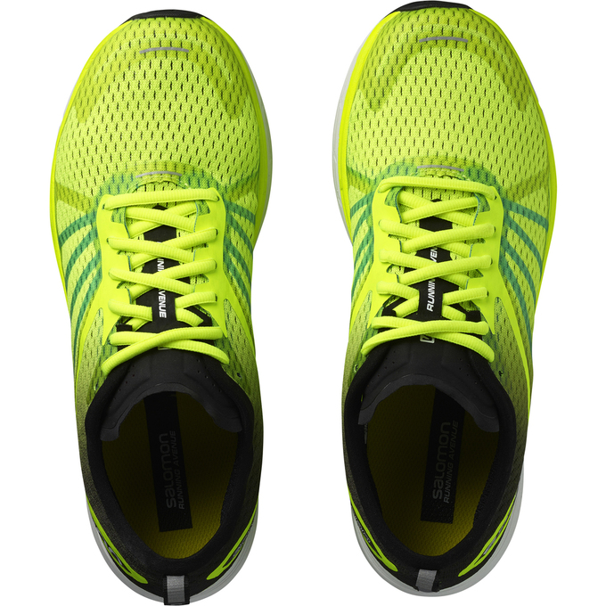 Men's Salomon SONIC RA PRO Running Shoes Fluorescent Yellow | ZTNECB-571