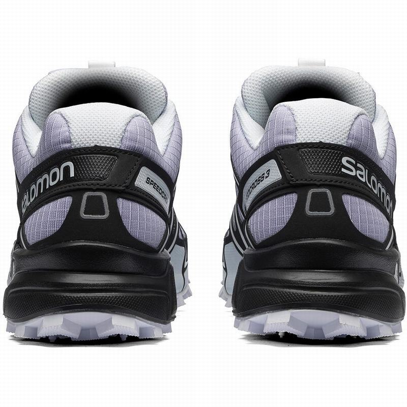 Men's Salomon SPEEDCROSS 3 Trail Running Shoes Purple / Black | FQBCIA-150