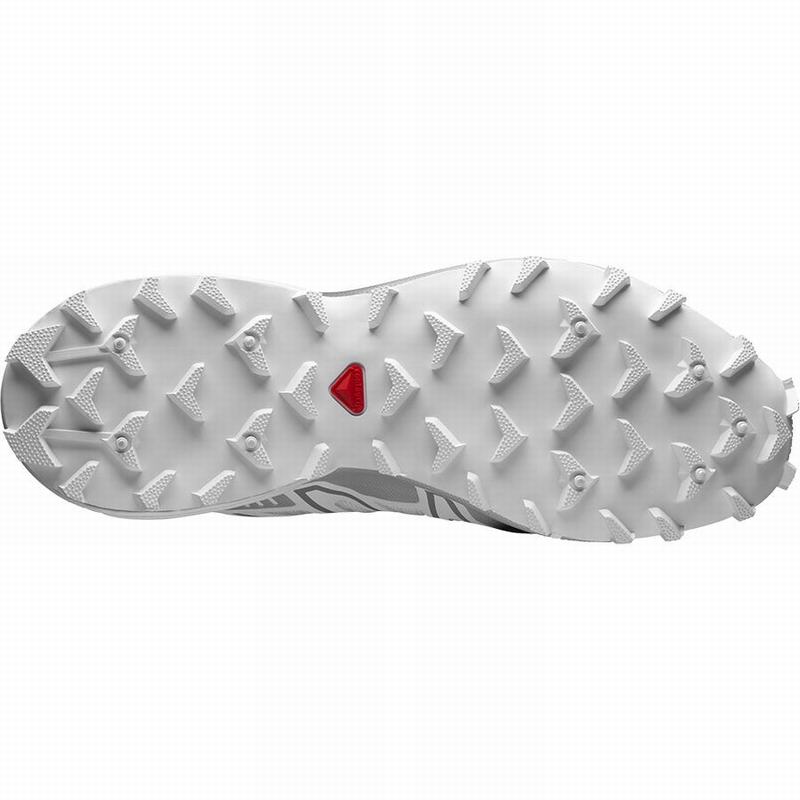 Men's Salomon SPEEDCROSS 3 Trail Running Shoes White | IKHSFE-483