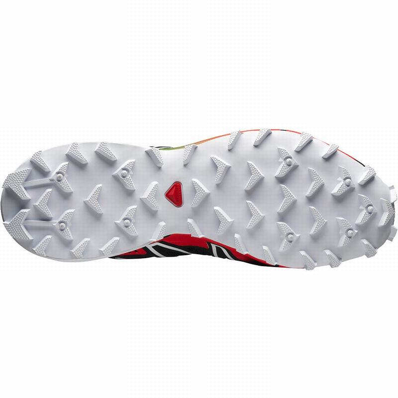 Men's Salomon SPEEDCROSS 3 Trail Running Shoes Black / White | ZFCKIL-831