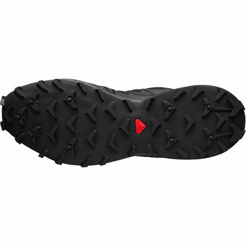 Men's Salomon SPEEDCROSS 3 Trail Running Shoes Black | ZYEHNC-237