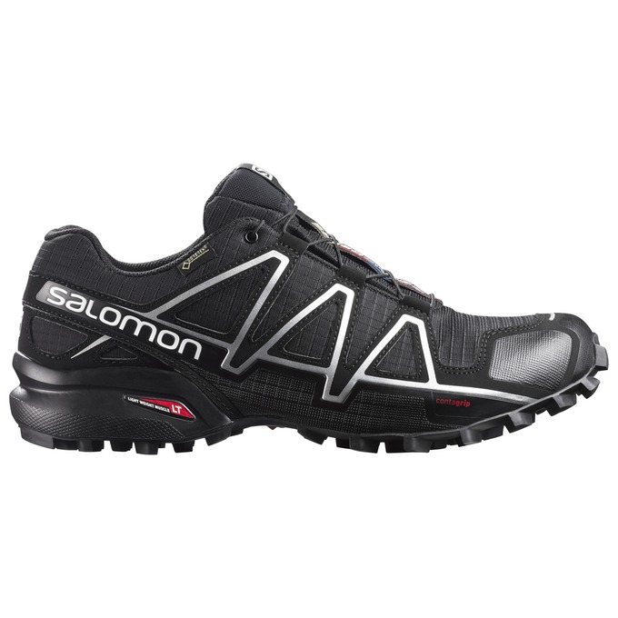 Men's Salomon SPEEDCROSS 4 GTX Trail Running Shoes Red | CJGUVT-913