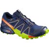 Men's Salomon SPEEDCROSS 4 GTX Trail Running Shoes Navy / Green | MTVIWZ-729