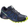 Men's Salomon SPEEDCROSS 4 Trail Running Shoes Navy / Black | AEJNOP-386