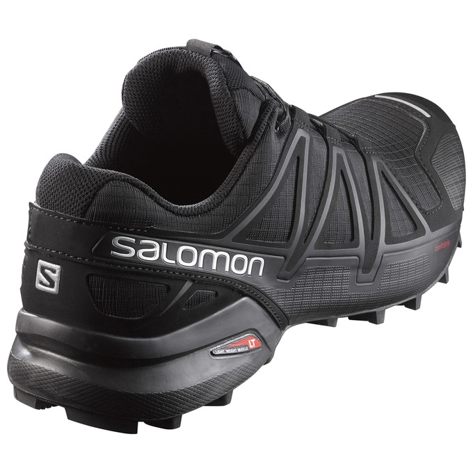 Men's Salomon SPEEDCROSS 4 Trail Running Shoes Black | BYNCKL-432