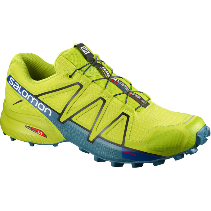 Men\'s Salomon SPEEDCROSS 4 Trail Running Shoes Yellow | KBOPYV-947
