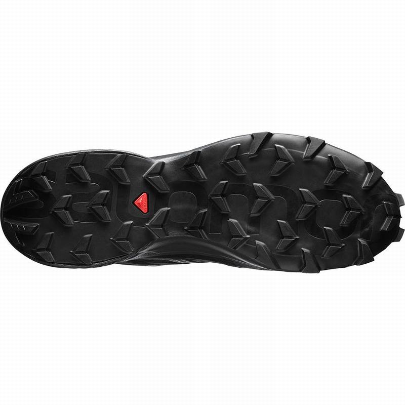 Men's Salomon SPEEDCROSS 5 GORE-TEX Trail Running Shoes Black | XMKZWL-065