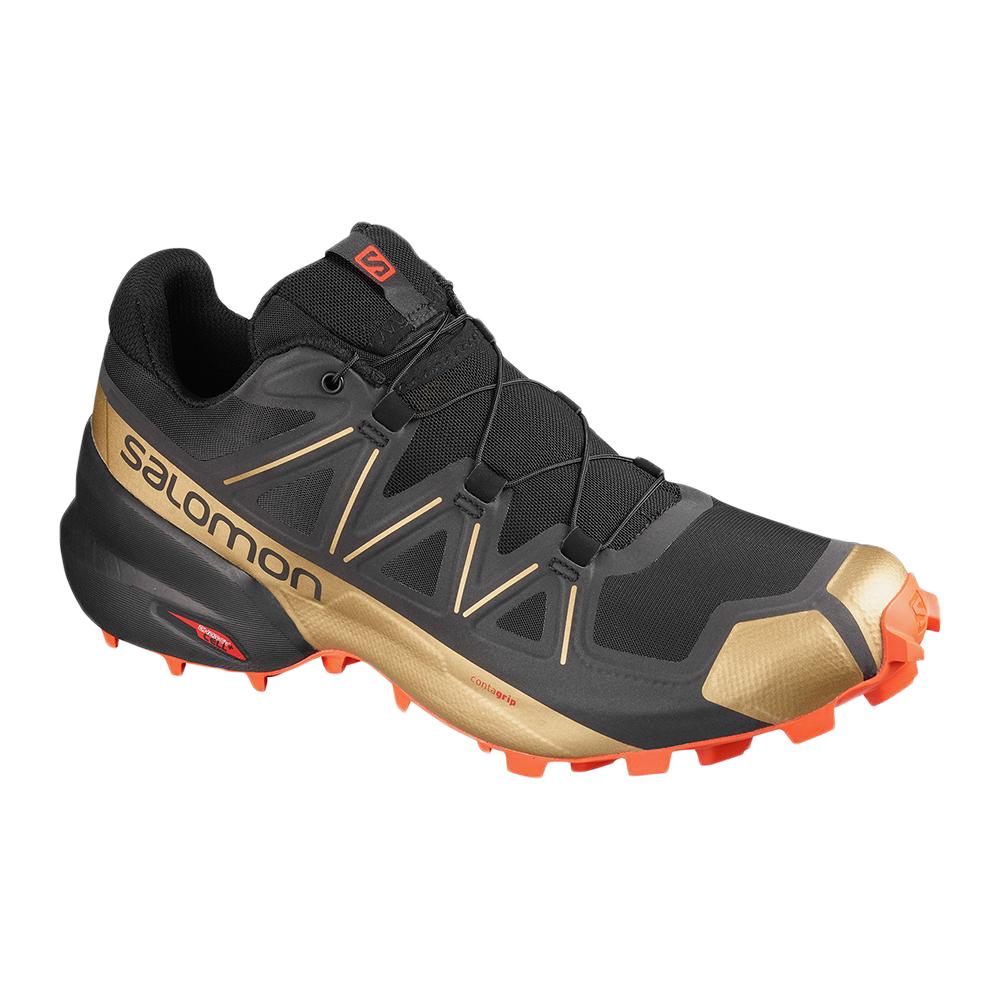 Men's Salomon SPEEDCROSS 5 GTS Trail Running Shoes Black | IMZHFK-017