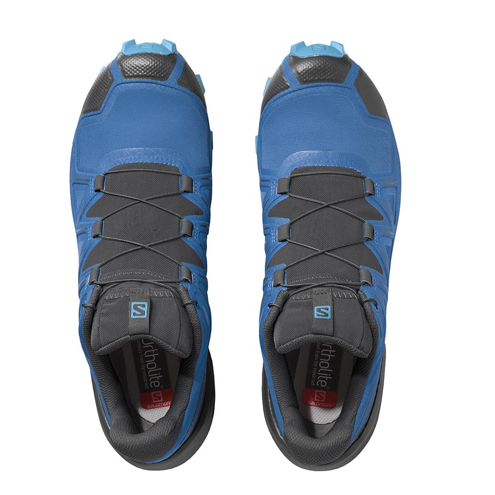 Men's Salomon SPEEDCROSS 5 Trail Running Shoes Indigo | DHCMVN-643