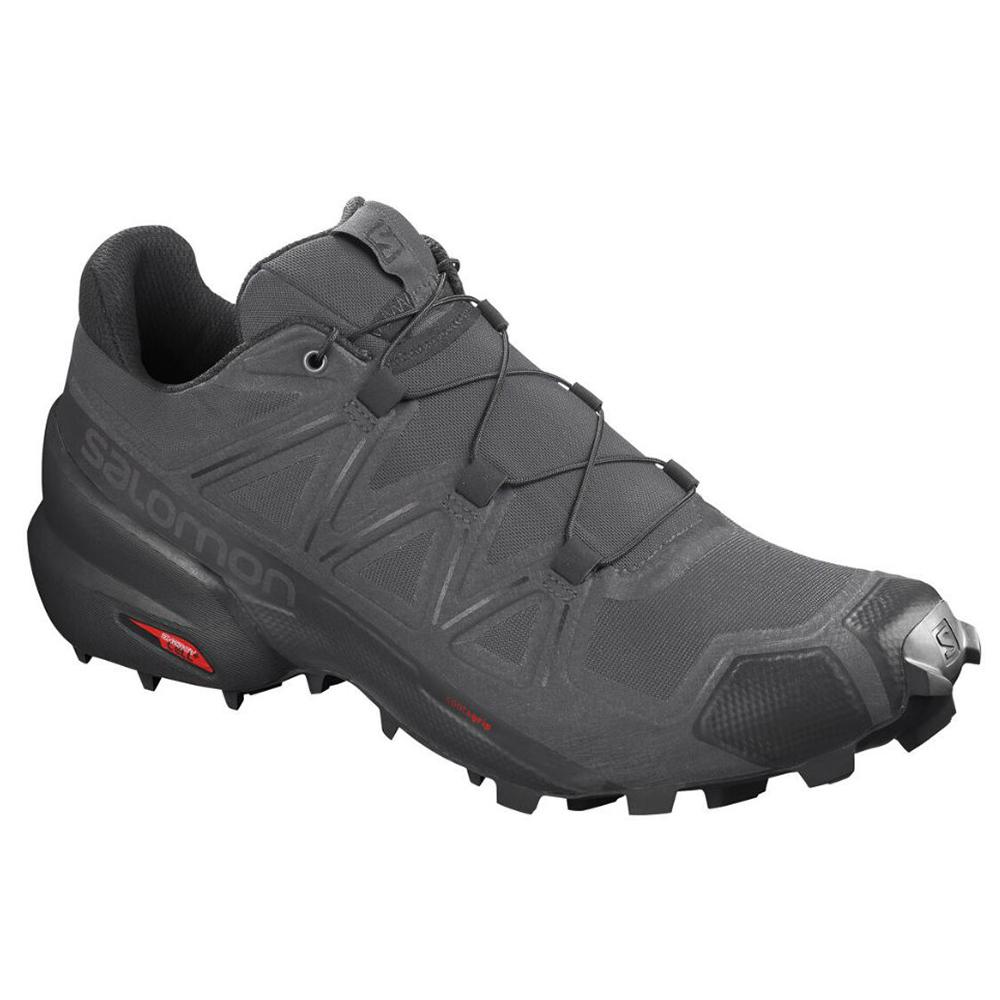 Men's Salomon SPEEDCROSS 5 Trail Running Shoes Black | TUDVGS-360