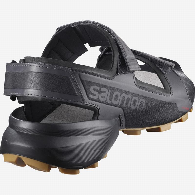Men's Salomon SPEEDCROSS Sandals Black | YRJTOX-162