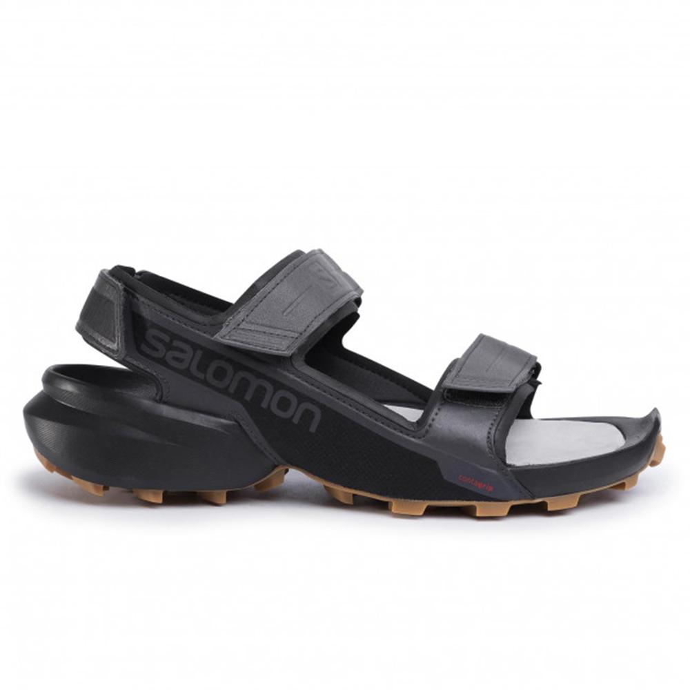 Men\'s Salomon SPEEDCROSS Trail Running Shoes Black | JNOPCT-790