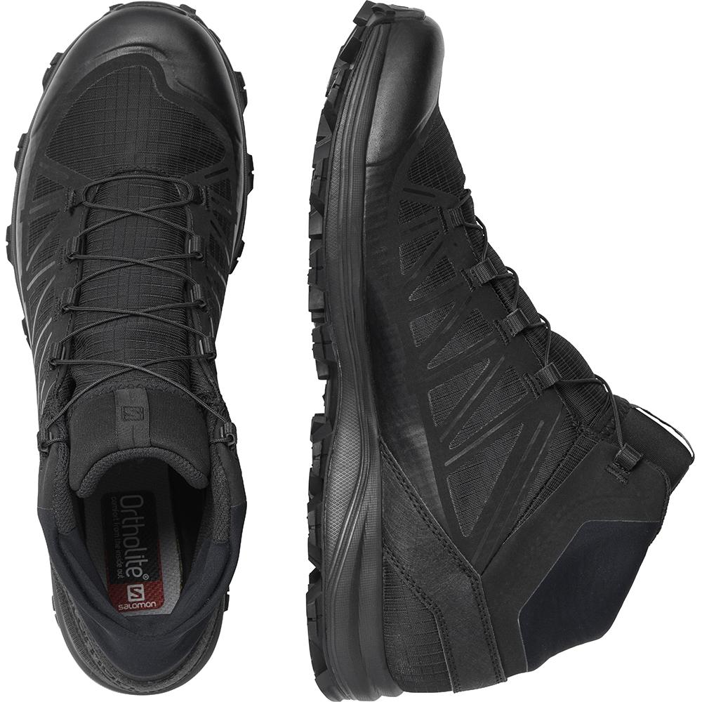 Men's Salomon SPEED ASSAULT Road Running Shoes Black | HBJUND-984