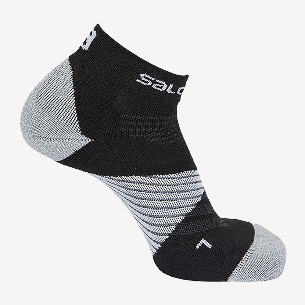 Men's Salomon SPEED PRO Socks Black | IQXTVK-582