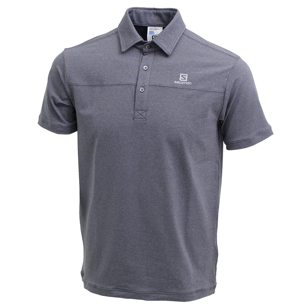 Men\'s Salomon STRATOS SS POLO M Polo Navy | FOXUNT-067