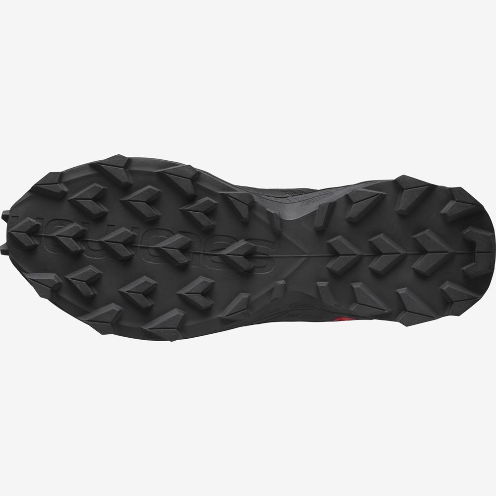Men's Salomon SUPERCROSS BLAST GTX Trail Running Shoes Black | JAFXCM-823
