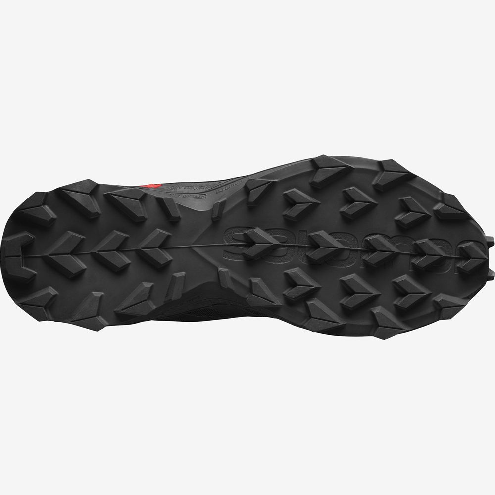Men's Salomon SUPERCROSS BLAST GTX Trail Running Shoes Black | JAFXCM-823