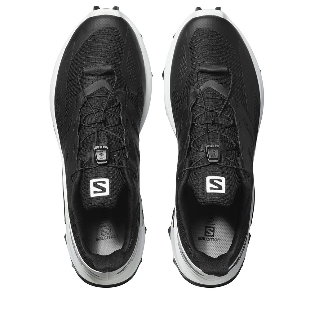 Men's Salomon SUPERCROSS BLAST Trail Running Shoes Black | ALPQCH-210