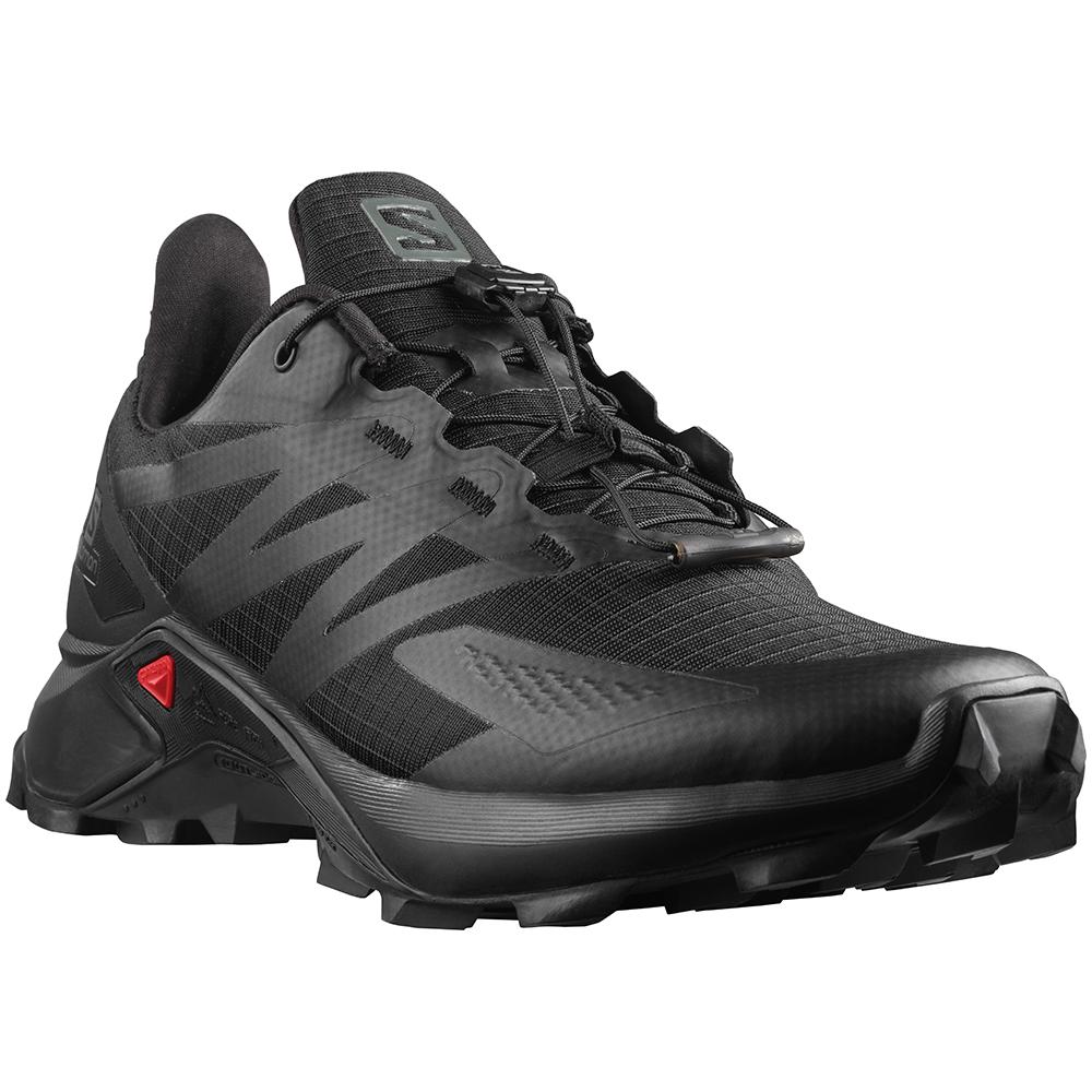 Men's Salomon SUPERCROSS BLAST Trail Running Shoes Black | QPJXUB-849