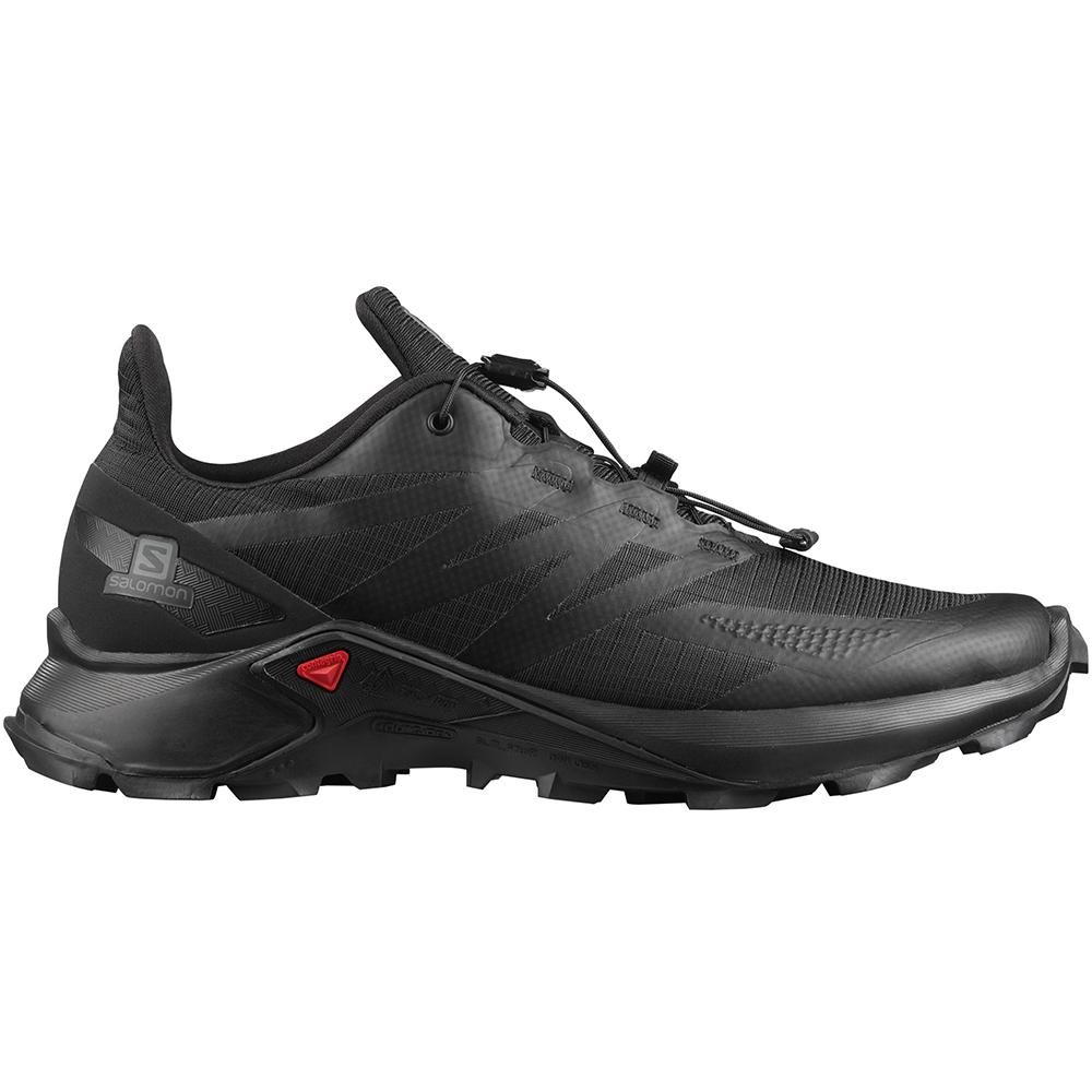 Men\'s Salomon SUPERCROSS BLAST Trail Running Shoes Black | QPJXUB-849
