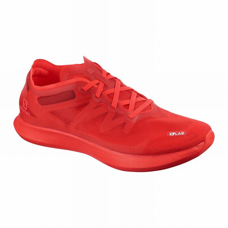 Men\'s Salomon S/LAB PHANTASM Road Running Shoes Red | XDIMRK-936